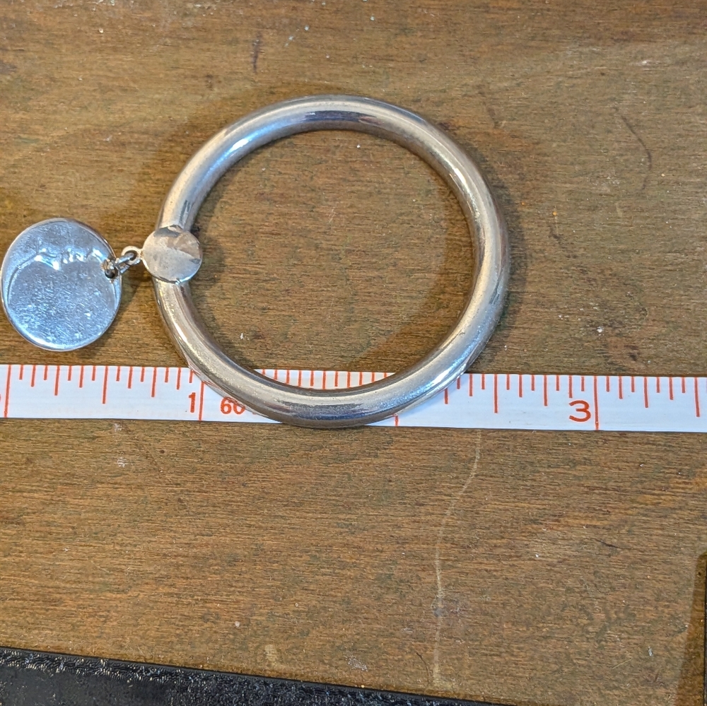 ❄️Vintage Moon & Stars Silver Hoop Earrings - Picture 4 of 6